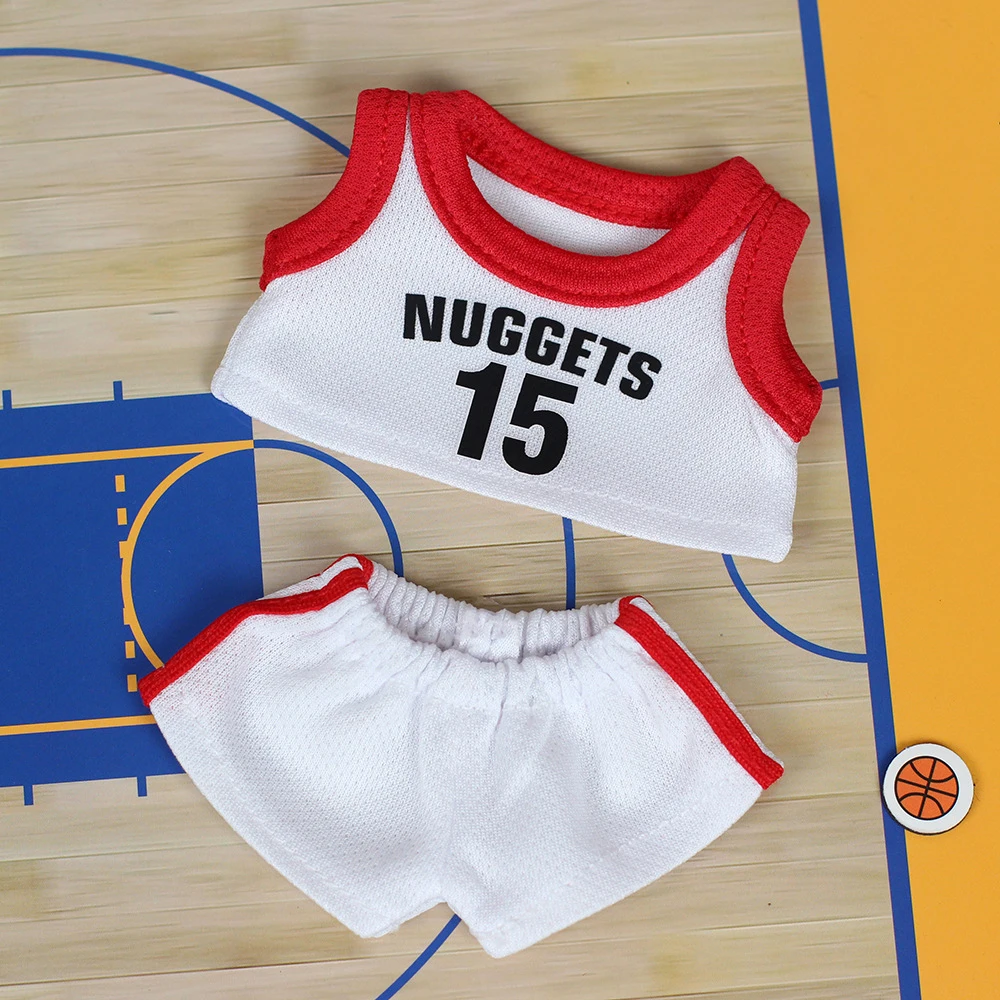 Doll Clothes 17cm Mini Labubu Doll's Clothes Outfit Accessories Basketball Playe Clothing Labubu Idol V2 Idol Athlete Clothing Gift