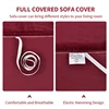 Warm Velvet Sofa Cover All-Inclusive High Elastic L-Shaped Sofa Cushion Cover Winter Furniture Protective Covers For Living Room 3