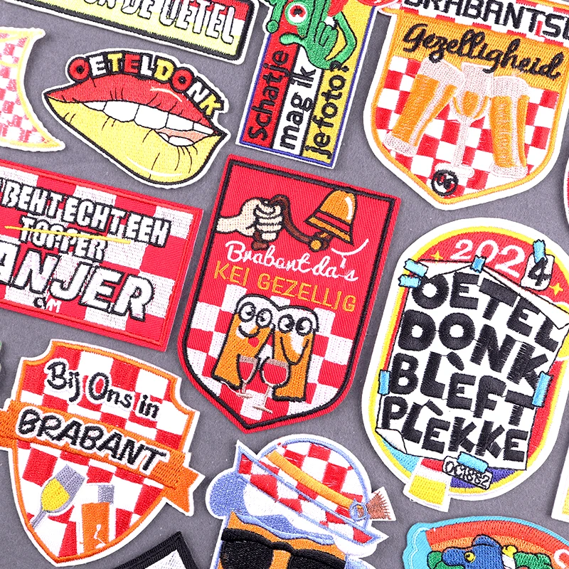 NederlandsBrabantCarnavalPatchIronOnPatchesVoorKleding