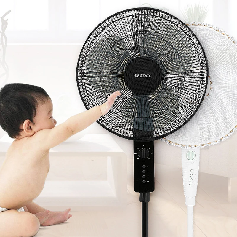 New Transparent Electric Fan Circle Dust Cover Household Dustproof Protection Cap Baby Safety Fan Cover Storage Bag