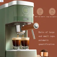 Electric Italian Espresso Coffee Machine Maker Capsule with Foaming Milk Frother Coffee Powder Dual Purpose 2