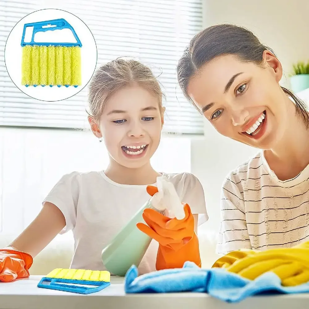 Description Picture 5 of itemUseful Blind Blade Cleaning Cloth Window Cleaning Brush Microfiber Air Conditioner Washable Brush
