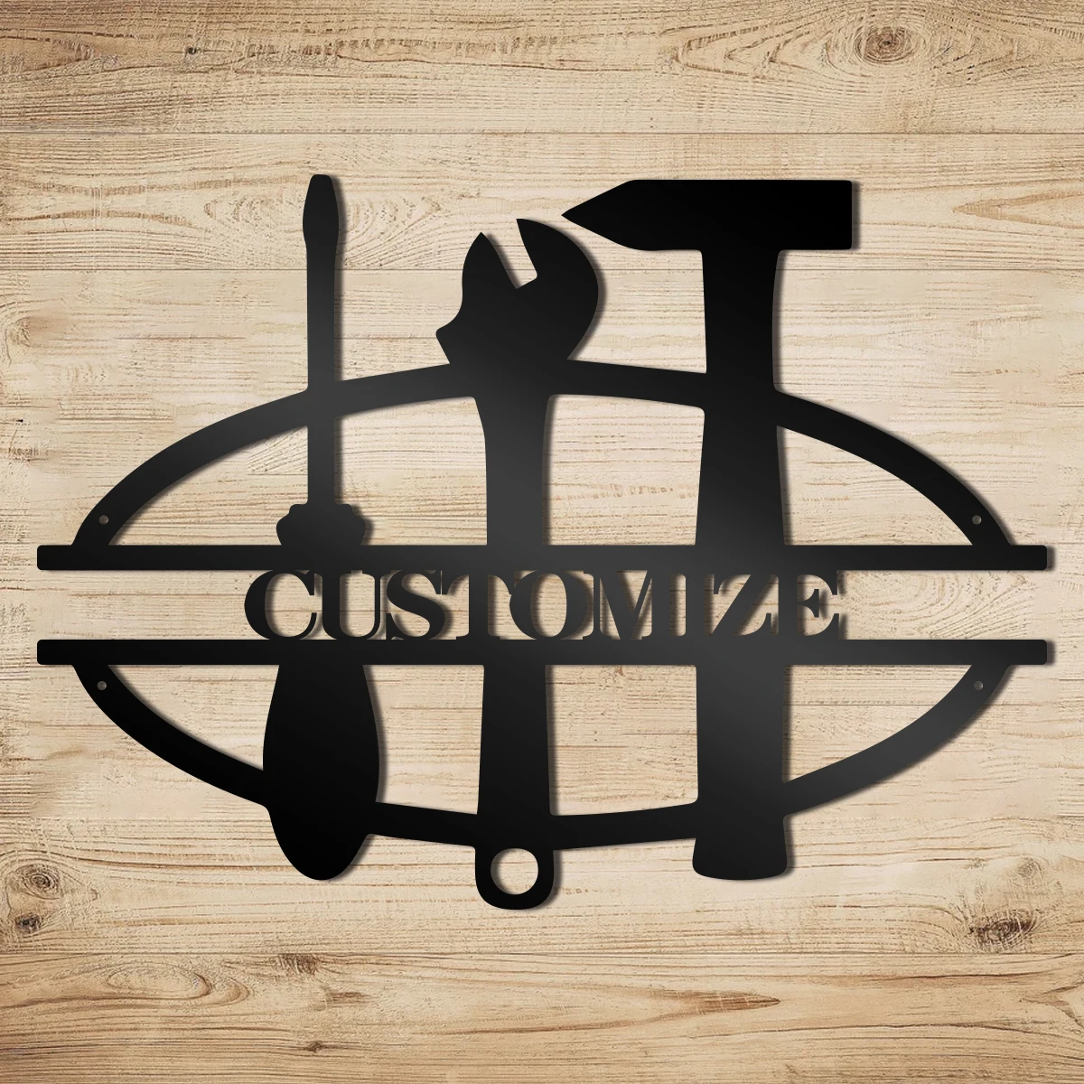 

1pc Auto repair Personalized name Metal Plate Signs Tin Poster Metal Plaque for Living Room Decor
