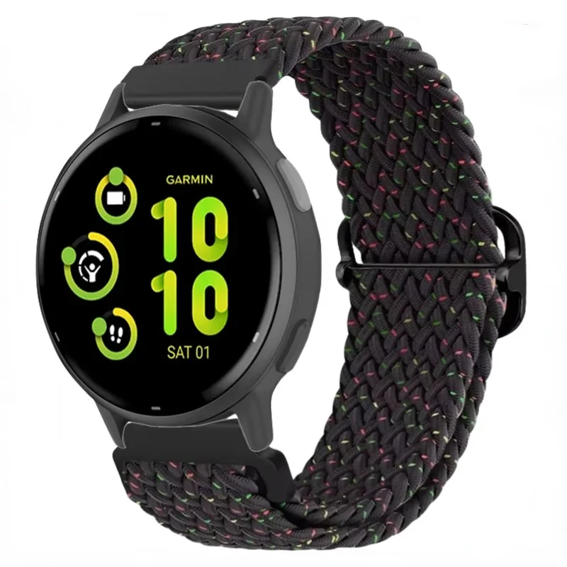 Nylon Braided Solo Loop Strap - Universal Fit, 20/22mm, Durable & Stylish Bracelet