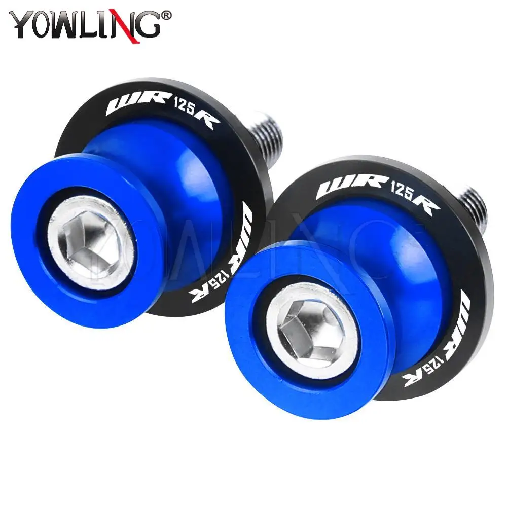 

6MM For Yamaha WR125R WR125 R 2012 2013 2014 2015 2016 Motorcycle Accessories CNC Aluminum Swingarm Spools Slider Stand Screws