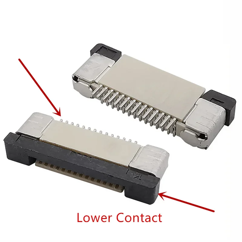thumbnail image 1 of 10 piezas FPC FFC conector 0,5 mm 1,0 mm AWM 20624 80C 60V VW-1 cable plano PCB 4/5/6/7/8/10/12/14/16/18/20/26/30/32/36/40/50/60 pines, 1 of 5
