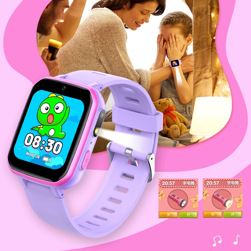 Children Smart Watch Step Meter Interesting Take Pictures Video Recording Play Games Listen To Music Kids Entertainment Watch