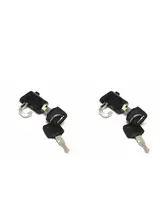  2 Packs Universal for Motorcycle Helmet Lock Anti-theft Security with 4 Keys 