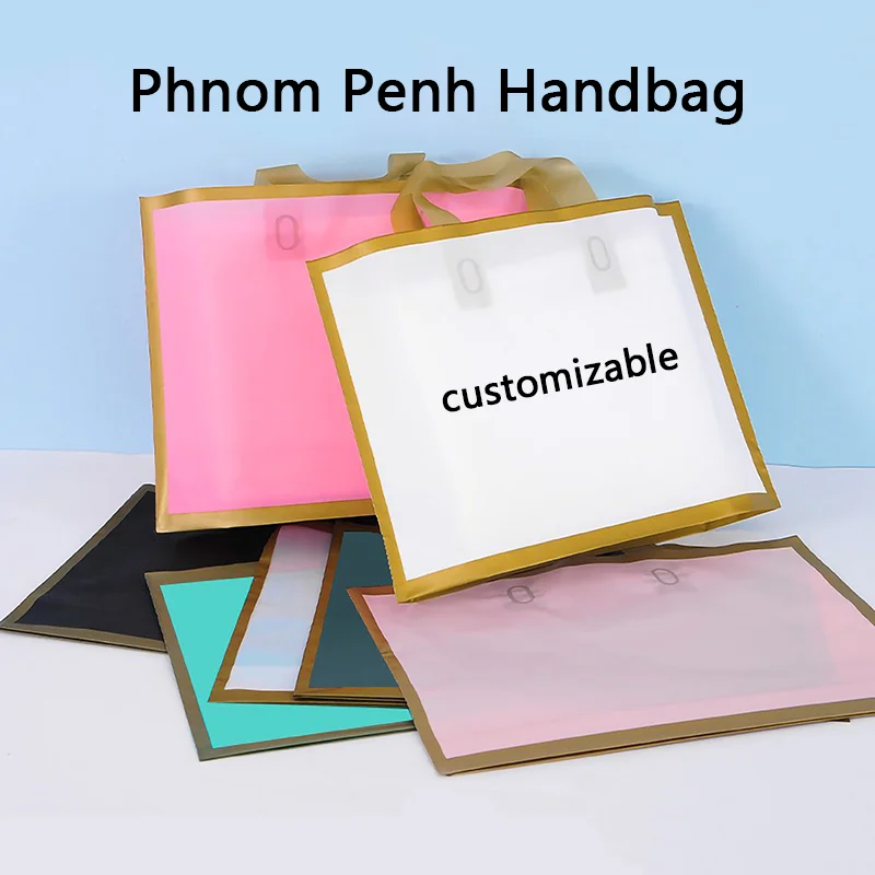 Buste Carta Con Manico Pezzi Busta Regalo Semrasparente, Borsa A