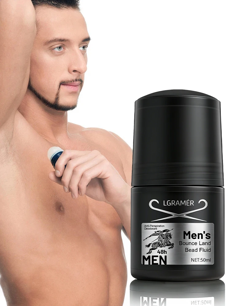 Long Lasting Roll-on Deodorant Stick For Men Cooling Aroma Perfume_voghion.com