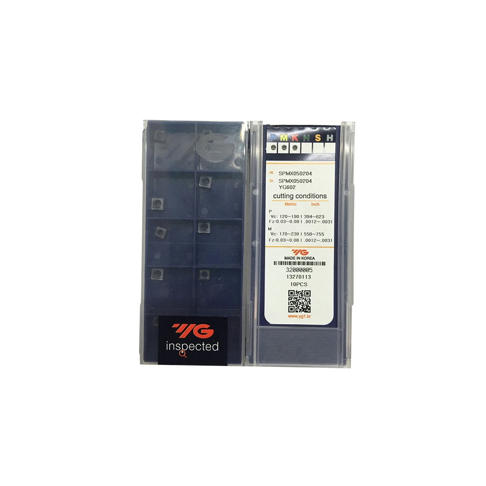 

YG -1 100% Original SPMX SPMX50204 SPMX060204 SPMX07T308 SPMX090408 SPMX110408 SPMX140512 -ST YG602 U-Drill