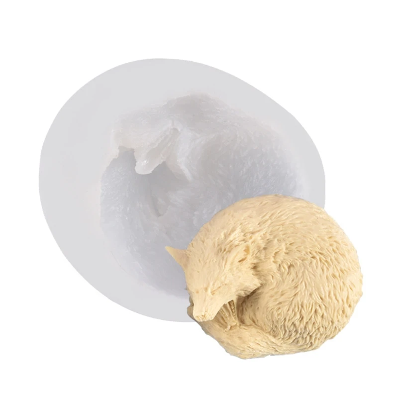 Crystal Epoxy Resin Mold Open Mouth Growl Wolf for Head Silicone Mould DIY Crafts Ornaments Decorations Jewelry Casting