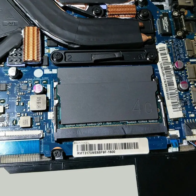 Pure Copper Graphene Coating Laptop Memory Heatsink Cooling Vest ram- Radiator Cooler Kit 0.5mm 0.15mm Thickness ram heatsink