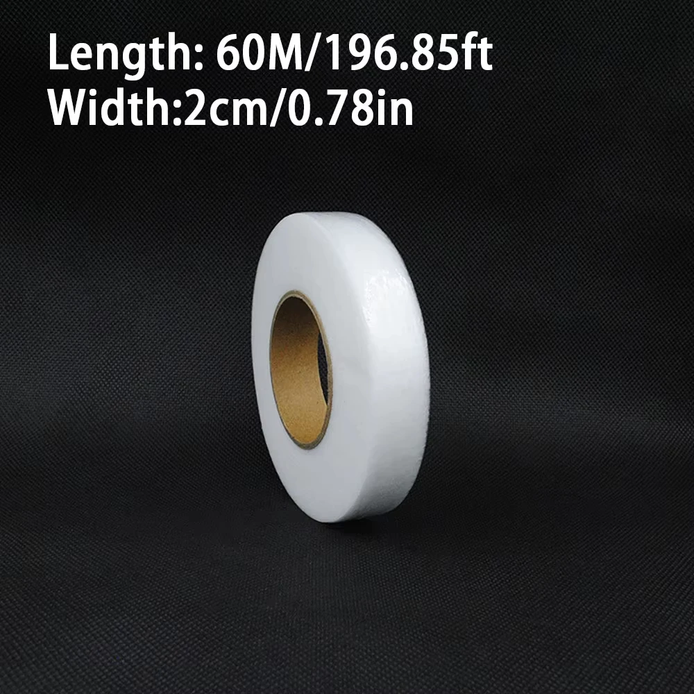 Pants Hem Tape Self-Adhesive Edge Shorten Paste Tape DIY Tools For Jean Clothes Length Shorten Household Sewing Accessories 60M