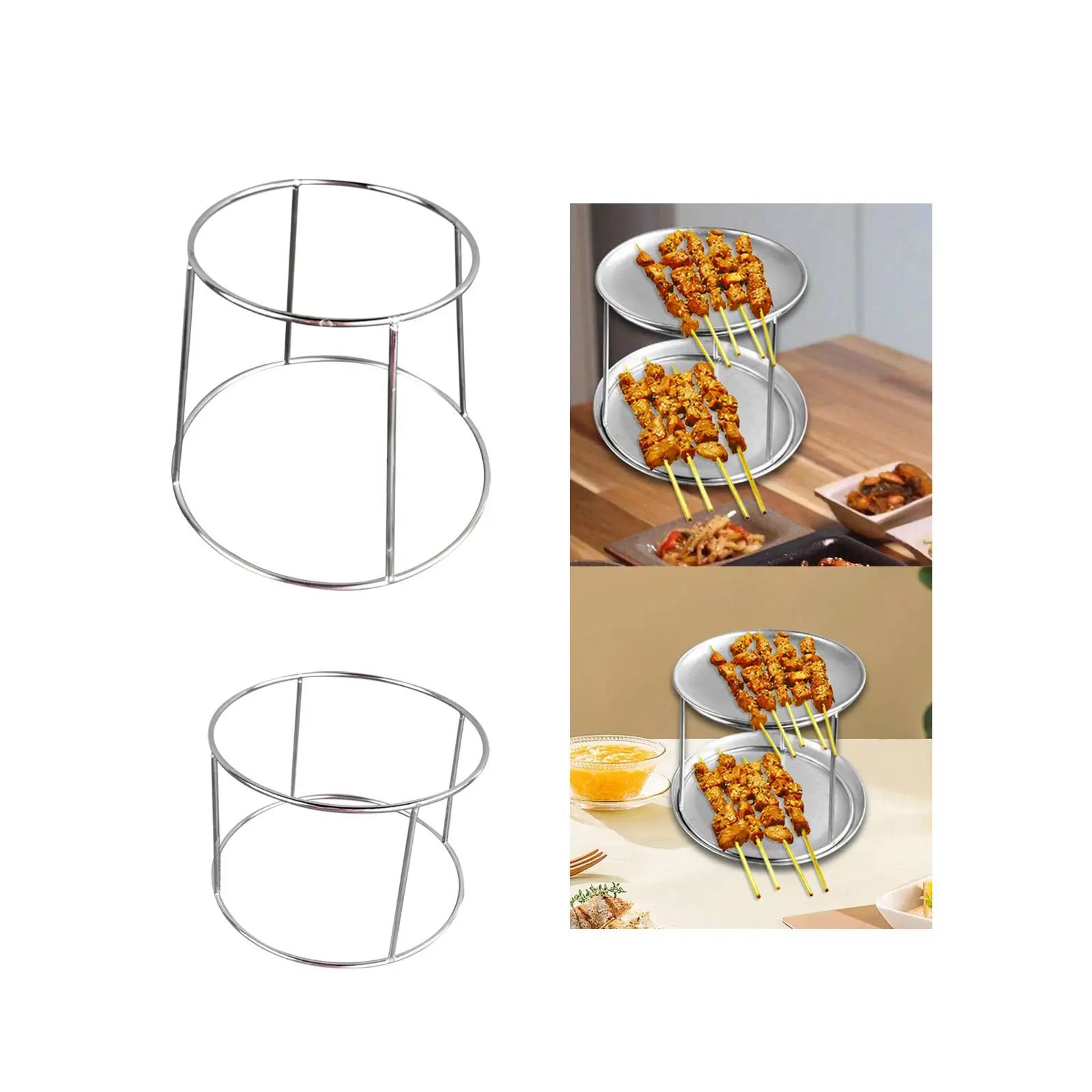 Food Serving Riser Tray Riser Lightweight Stand Multipurpose 2 Tier Seafood Tray Rack for Snack Pizza Dessert Cupcake Cafe Food Serving Riser Tray Riser Lightweight Stand Multipurpose 2 Tier Seafood Tray Rack for Snack Pizza Dessert Cupcake Cafe