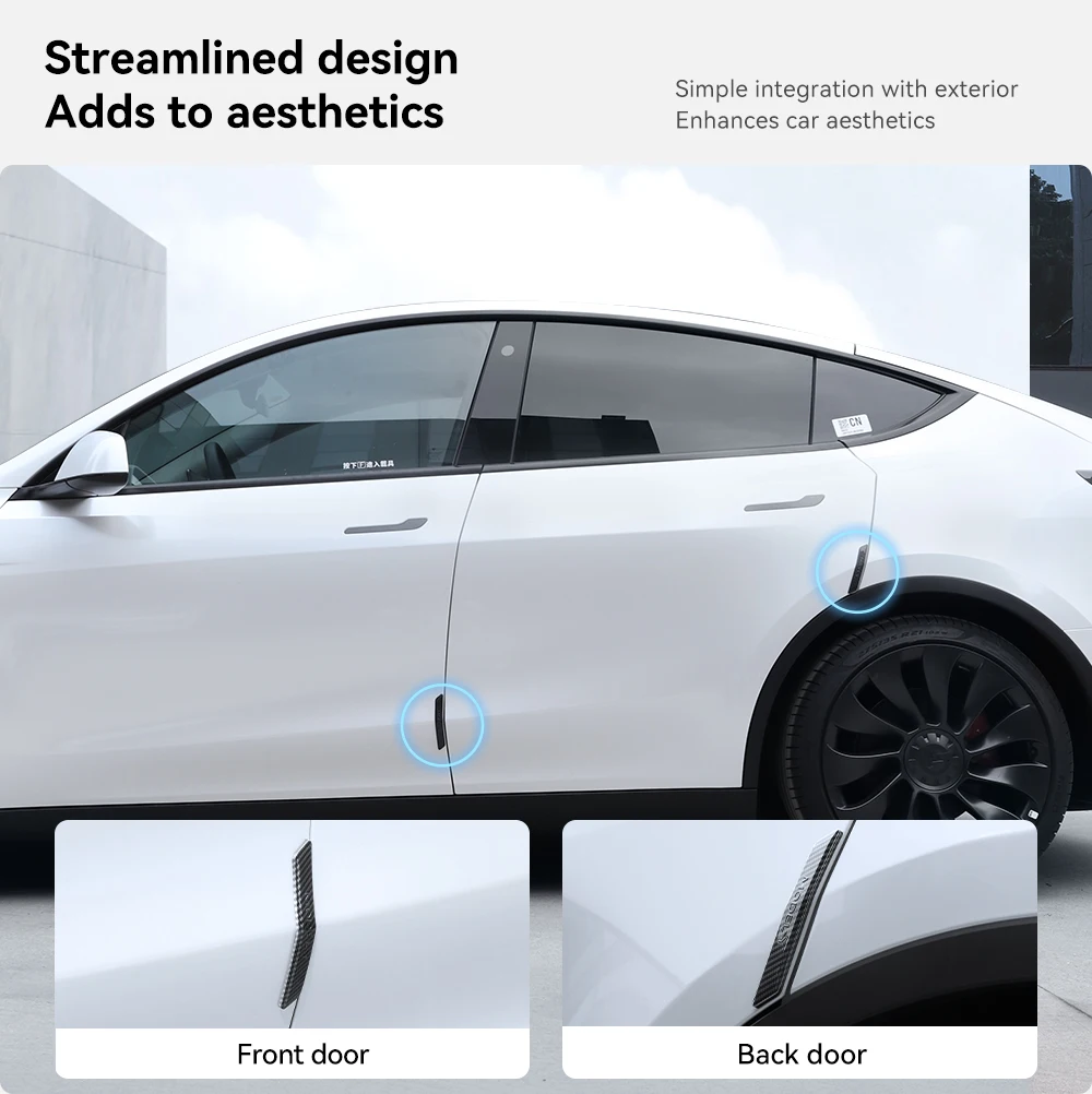 For Tesla Model 3 Y Highland Juniper Door Protector Strip Auto Door Crash Bar Bu