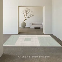 Japanese Wabi-sabi Living Room Carpet Luxury Bedroom Decor Abstract Carpet Modern Nordic Lounge Rug Washable Non-slip Floor Mat 2