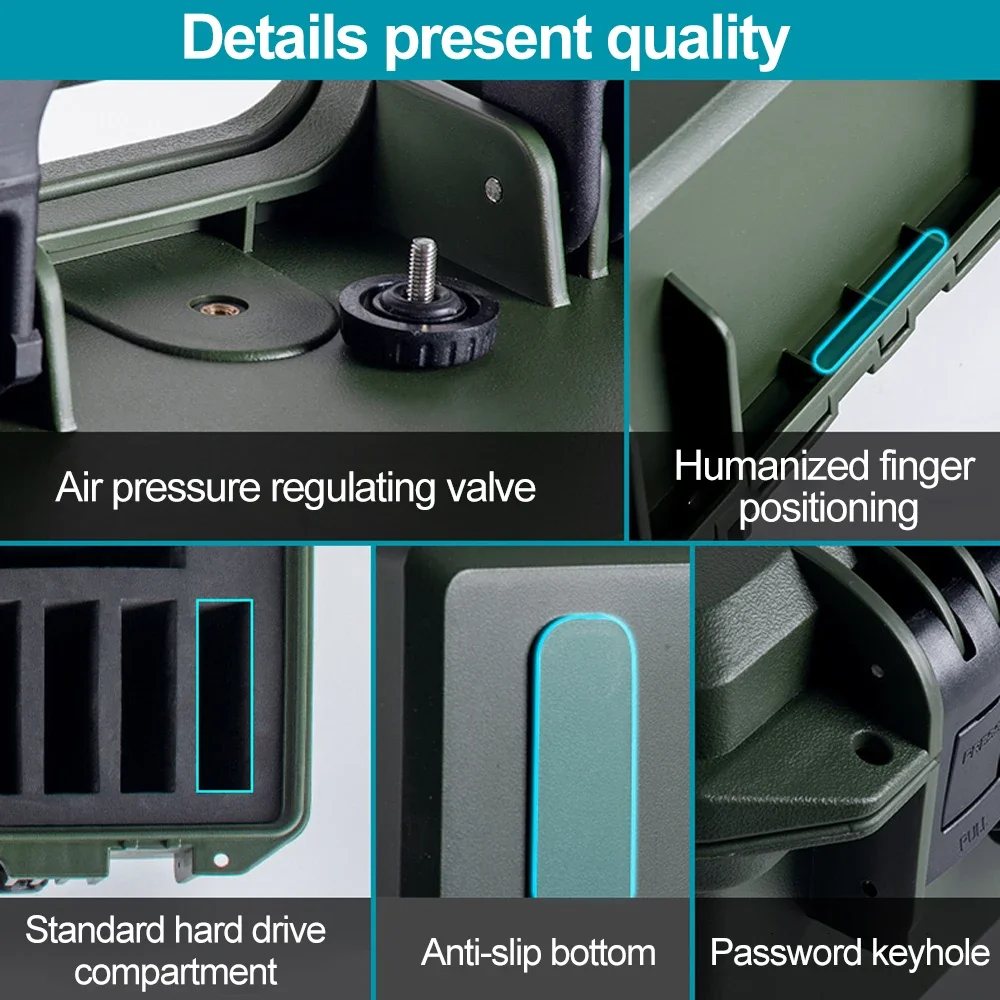 MAIWO 2.5/3.5-inch Hard Drive Protection Box 20 Bay Portable Storage Box Hard Drive Protection Shock-proof Cabinet