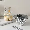 Table Storage Shelf Organizer Storage Tray Decorative Plate Jewelry Tray Key Trays Aromatherapy Plate Dim Sum Dish Snack Plates 1