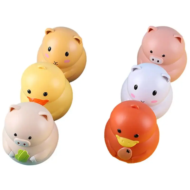 

Electric Moving Toy 6Pcs Cute Swinging Toys Cute Rocking Toys Swinging Duck Toy Swinging Pig Toy Funny Swing Squad Birthday Gift