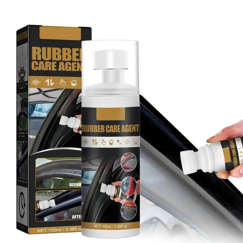 

Car Rubber Caring Agent Portable Repairing Agent Rubber Leather Curing Car Scratch Remover Polishing Agent Dirt Cleaner For