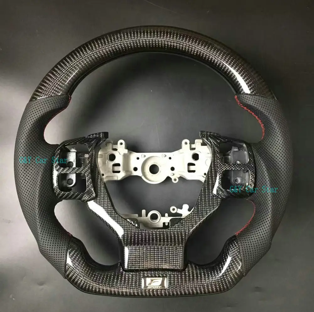 100 Carbon Fiber Car Steering Wheel For Lexus Rcf Is Isf Es Es250