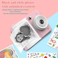 Instant Print Camera Photography Mini Printer Portable Thermal Print Photo Kids Camera HD Video Toy Gifts with Print Paper - Image 3