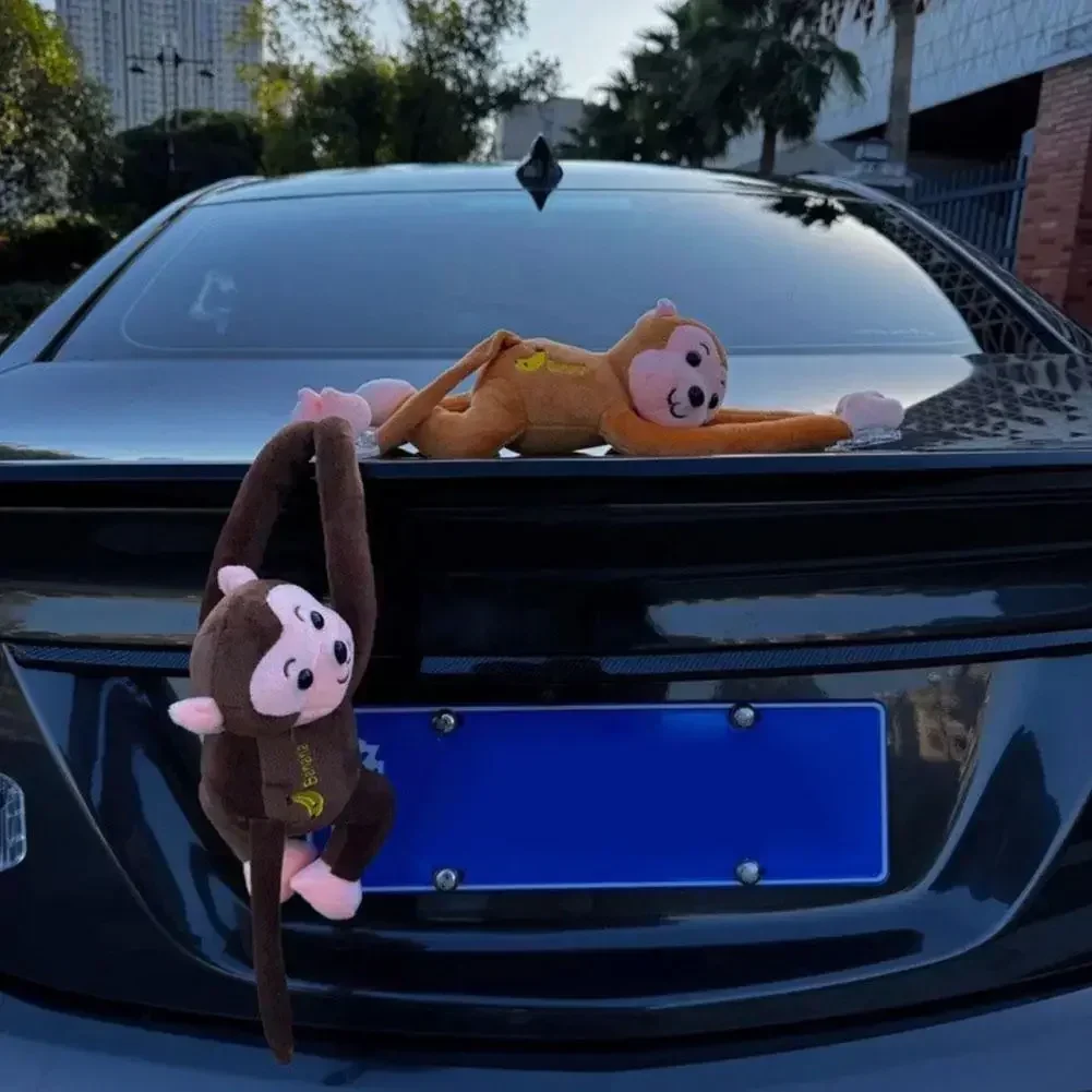 Monkey Shaped Car Accessory Decorative Hanging Doll