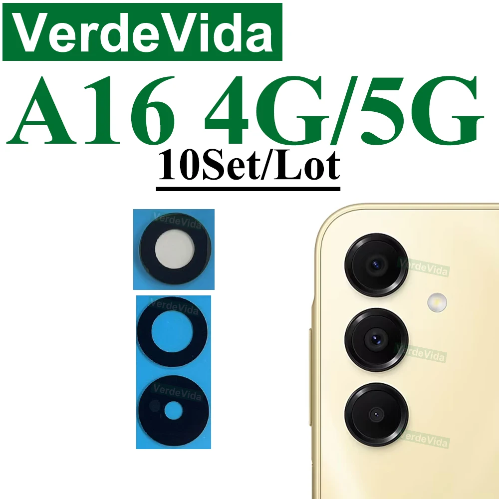 10-Pack Replacement Back Camera Glass Lens with Adhesive Stickers