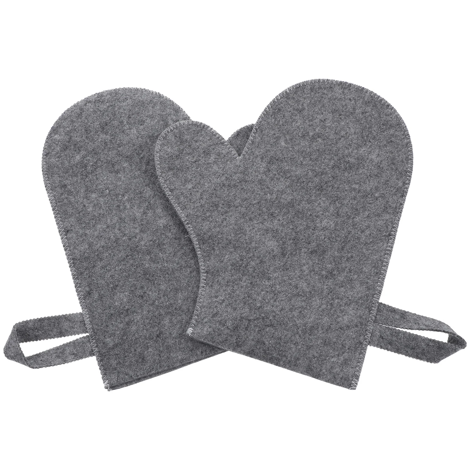 

Sauna Accessories Bath Heat Resistant Indoor Exfoliating Mitts Felt Bath Gloves Gloves For Shower Sauna Tools for Bath Home