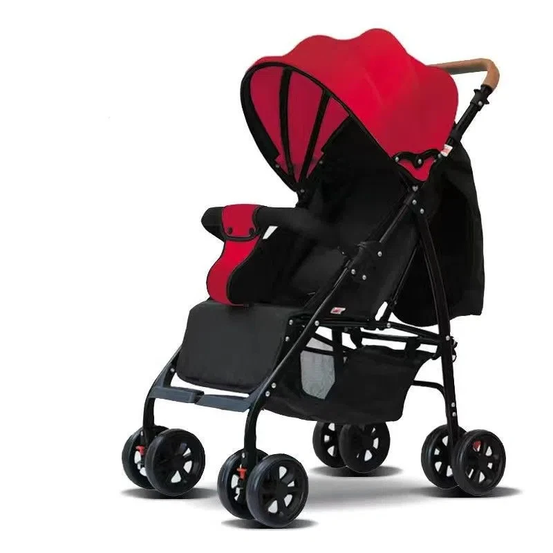 Baby Stroller Portable Lightweight and Comfortable Baby Shock Absorber Children's Foldable Stroller Can Sit And Lie Down