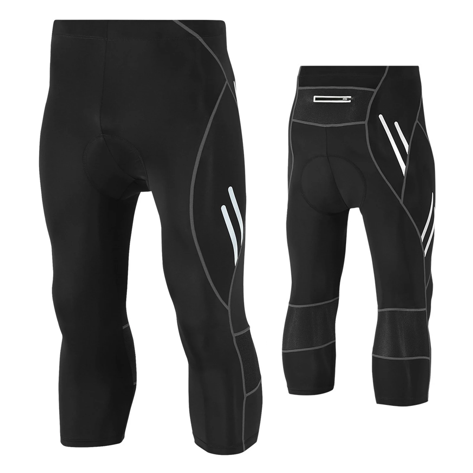 Men's Padded Bike Shorts Mountain Bike Shorts High-Elastic Outdoor Riding Wear Padded for Men Biking