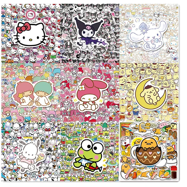 Sanrio Characters Long Deco Stickers