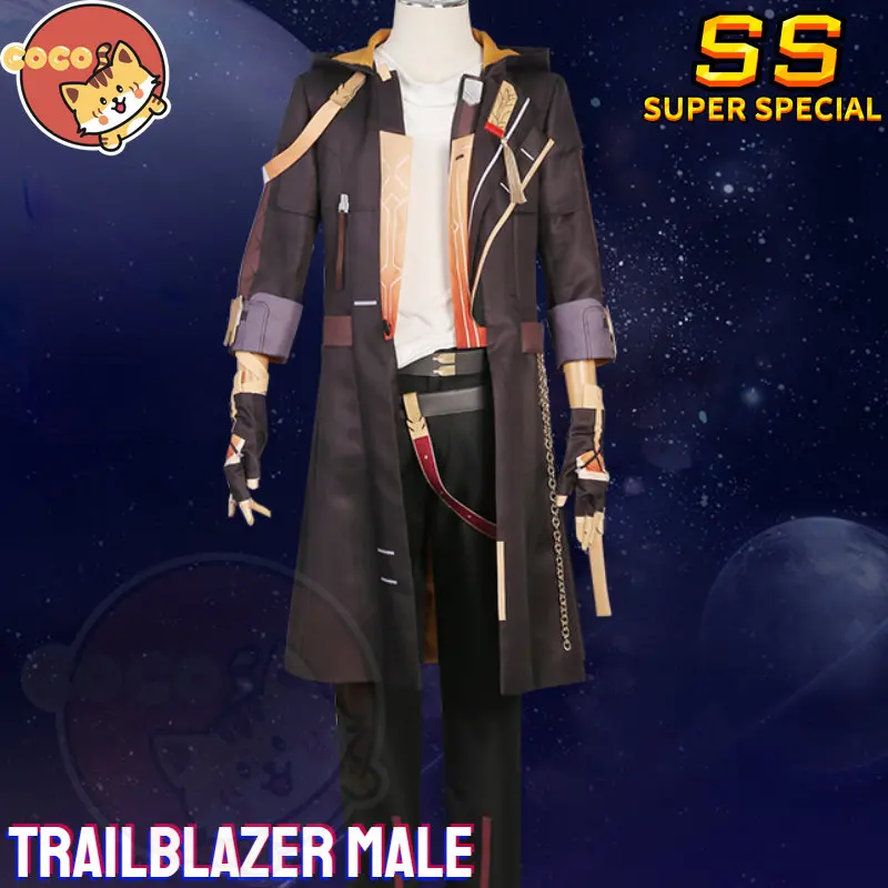 

Костюм для косплея кокос-СС из игры хонкай звёздный Рейл шлейф костюм для мужчин