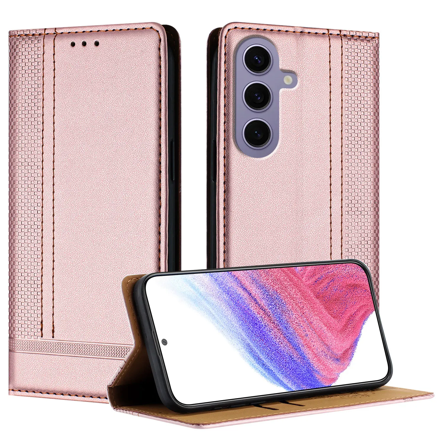 Magnetic Leather Wallet Flip Phone Case
