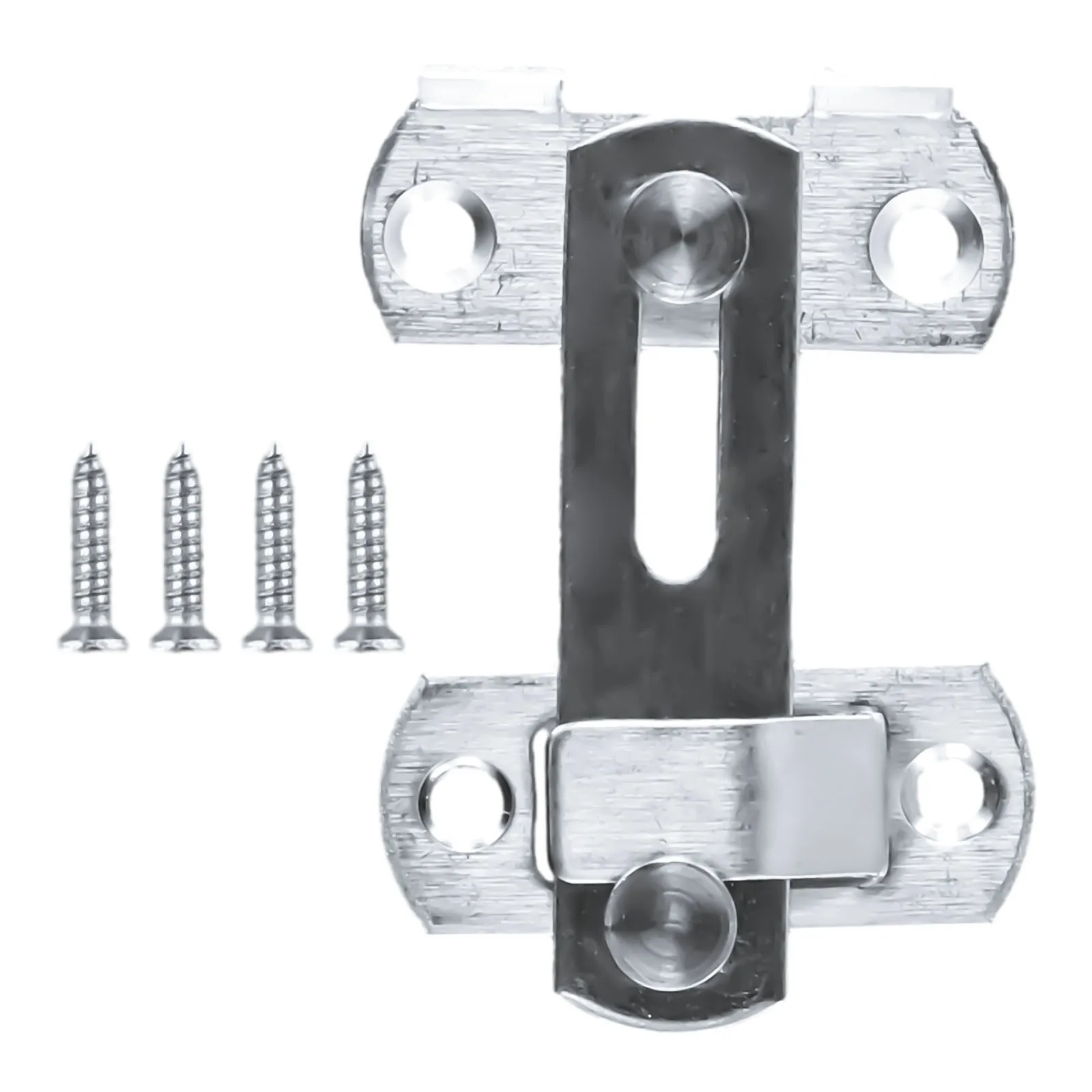 Stainless Steel Hasp Latch Lock Sliding Door Lock For Casement Cabinet Fitting For Sliding Door Simple Hardware Tool Box