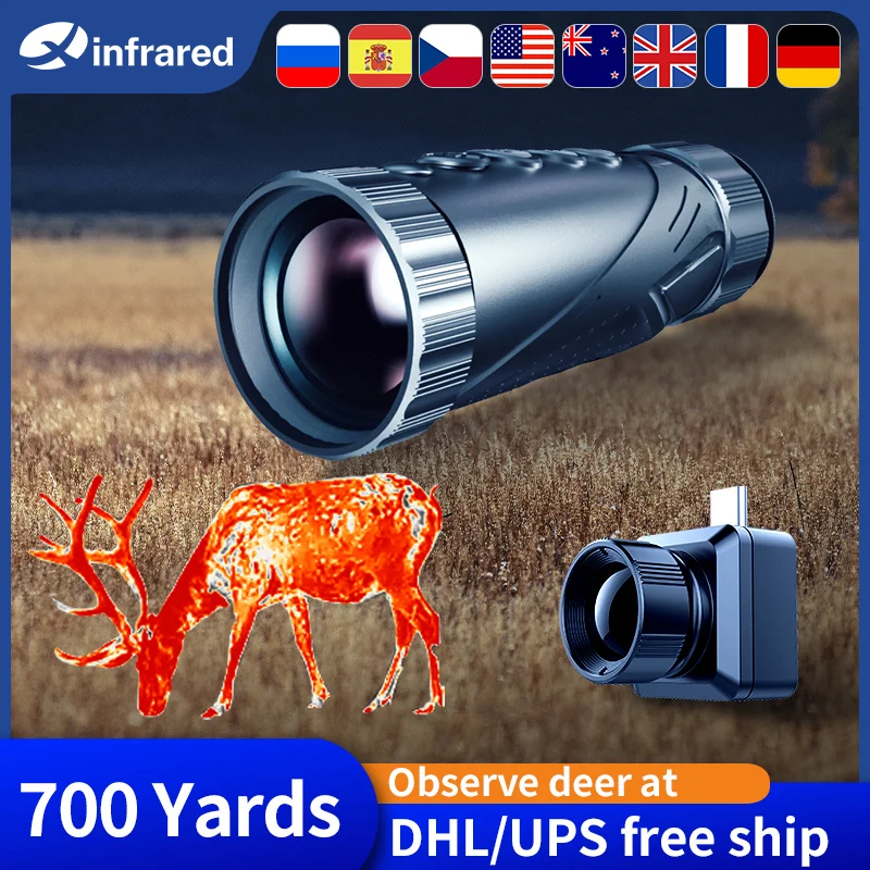 Thermal Imager for Hunting Deer at 787 Yards Xinfrared T2 Pro Night