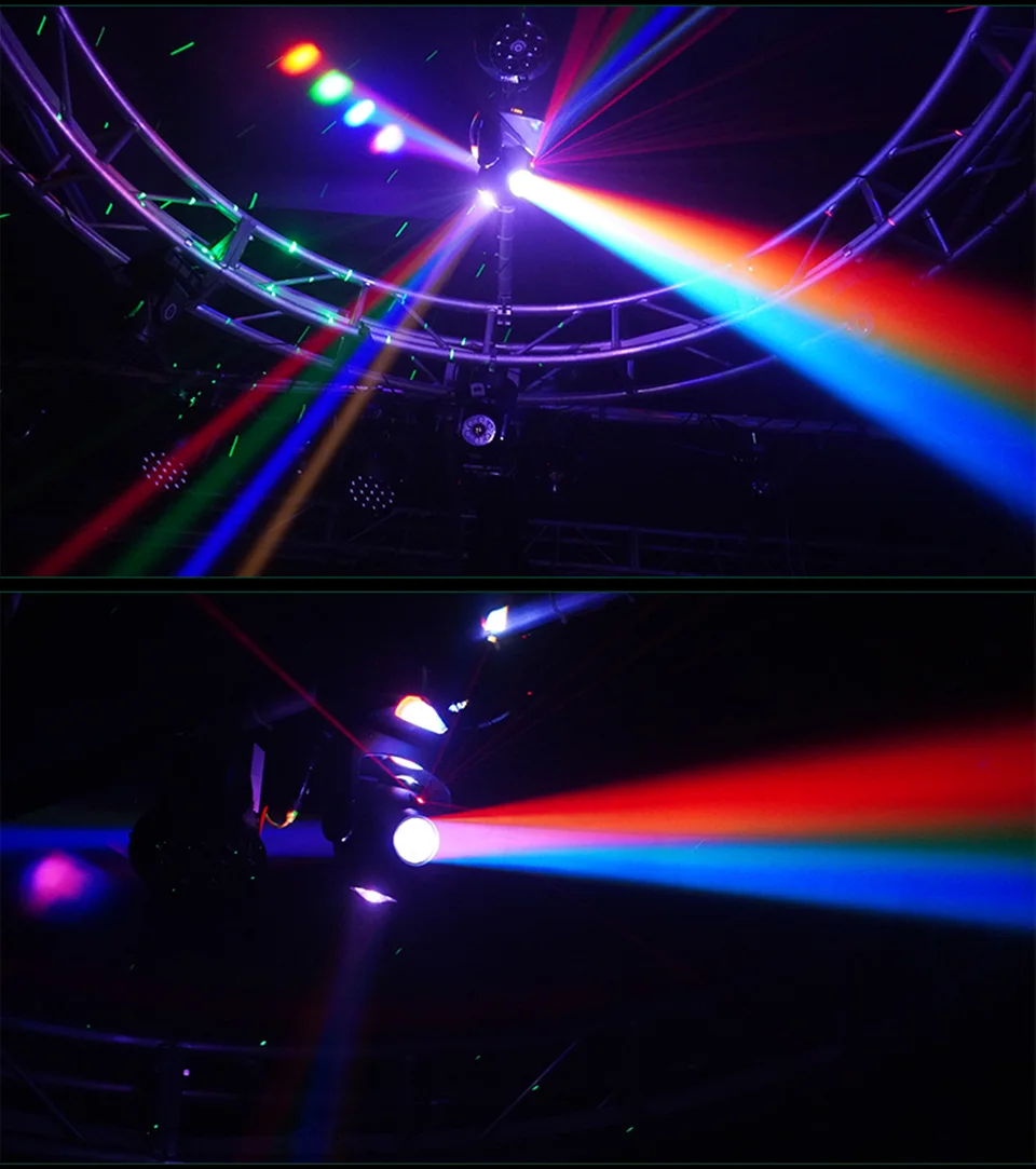 Moving Head Strobe Light 4in1 Moving Head Lights Rotate Effect for Stage Lightin