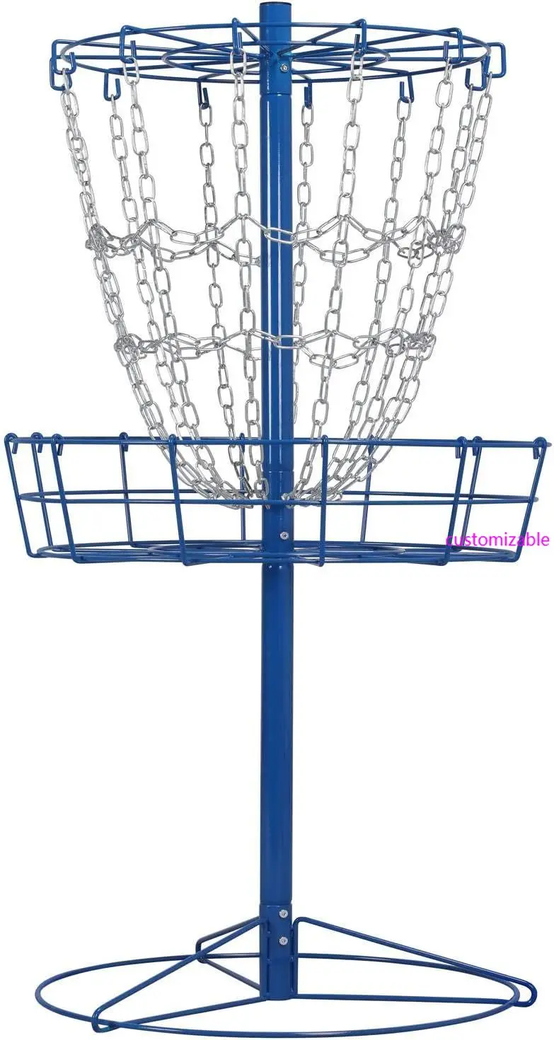 Portable Disc Golf Basket Set 1