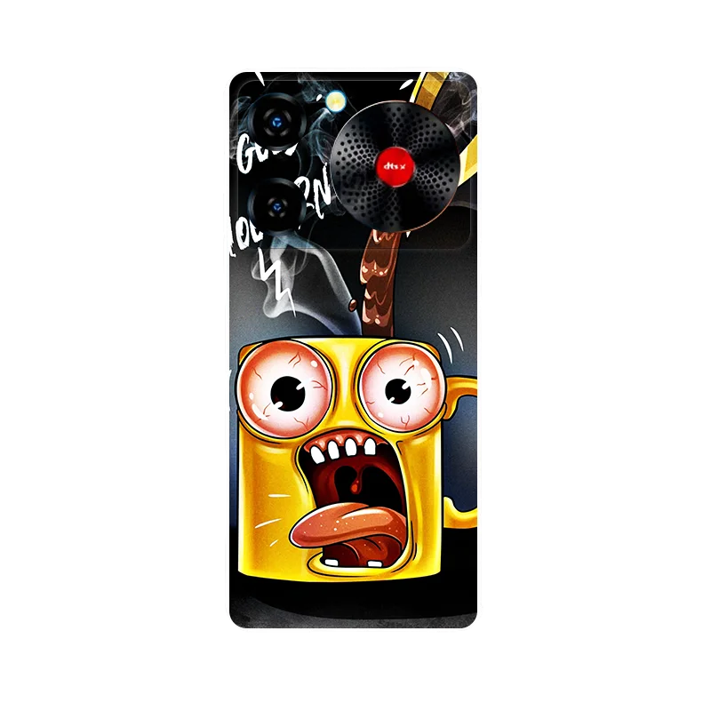 Nubia Music Case - Funny Cute Silicone Soft Back with Shockproof Bumper