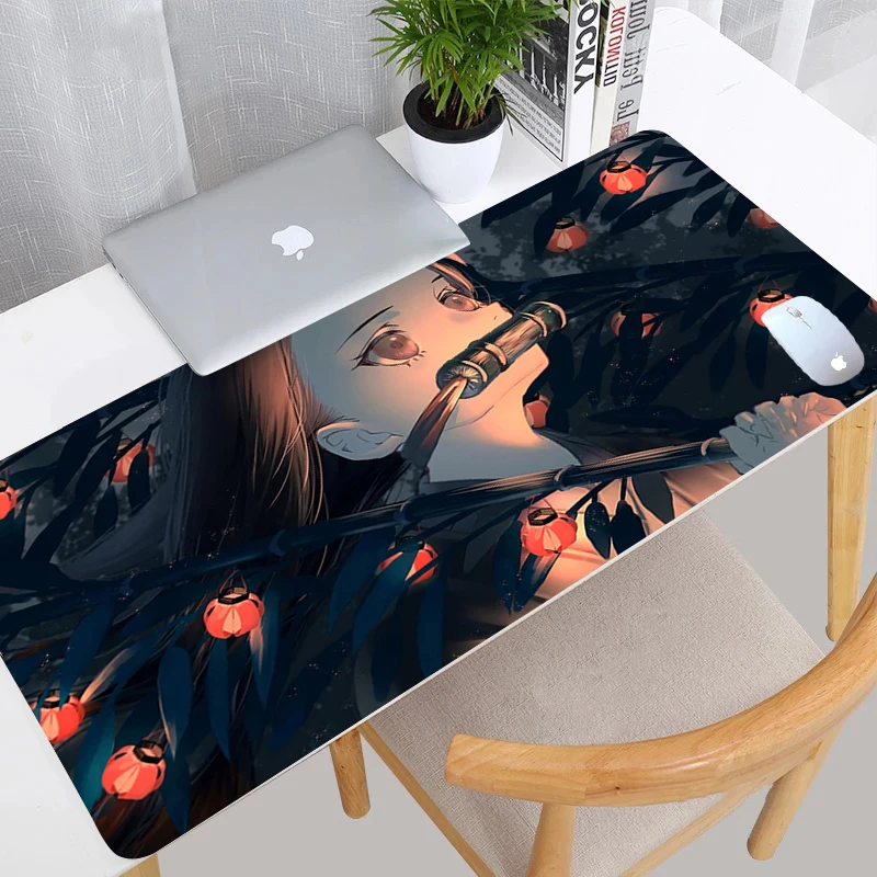 

Anime Kawai Girl Demon Slayer Nezuko Kamado PC Office Mousepad Keyboard Office Soft Table Mat Cute Carpet Laptop Gaming Mousepad