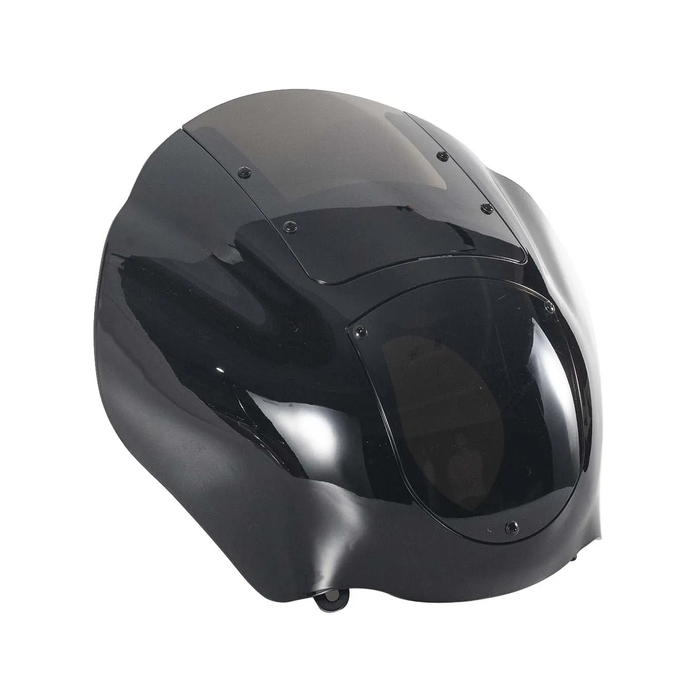 Black ABS Quarter Fairing with Clear PC Windshield for Harley 86-94 FXR and 95-05 Dyna Models