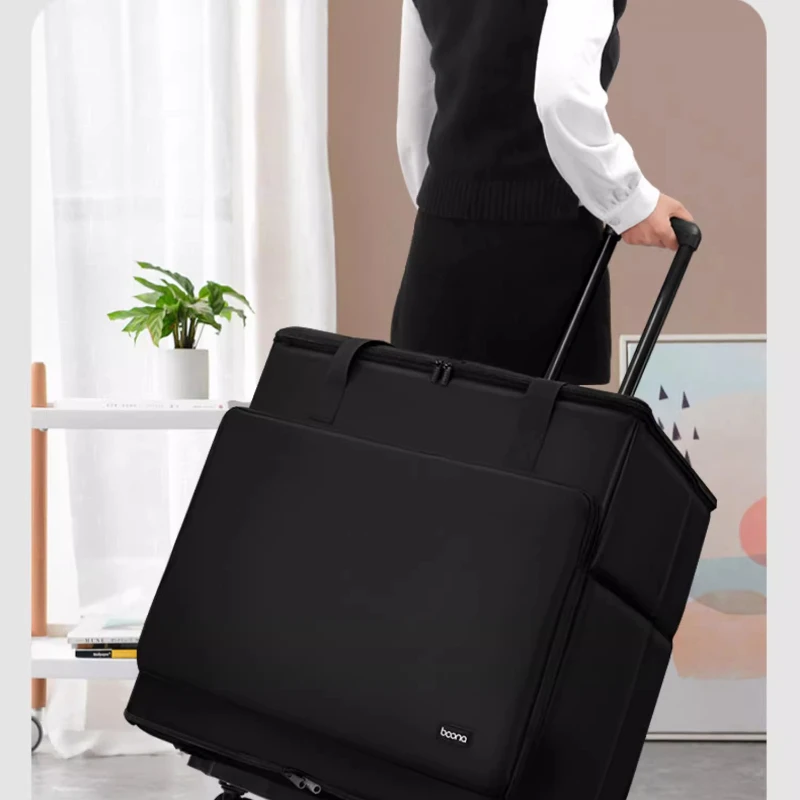  Custodia da trasporto per computer resistente Tower Monitor per PC Carrello mobile Borse per PC portatili per viaggi d'affari Borsa per schermo impermeabile - immagine 2
