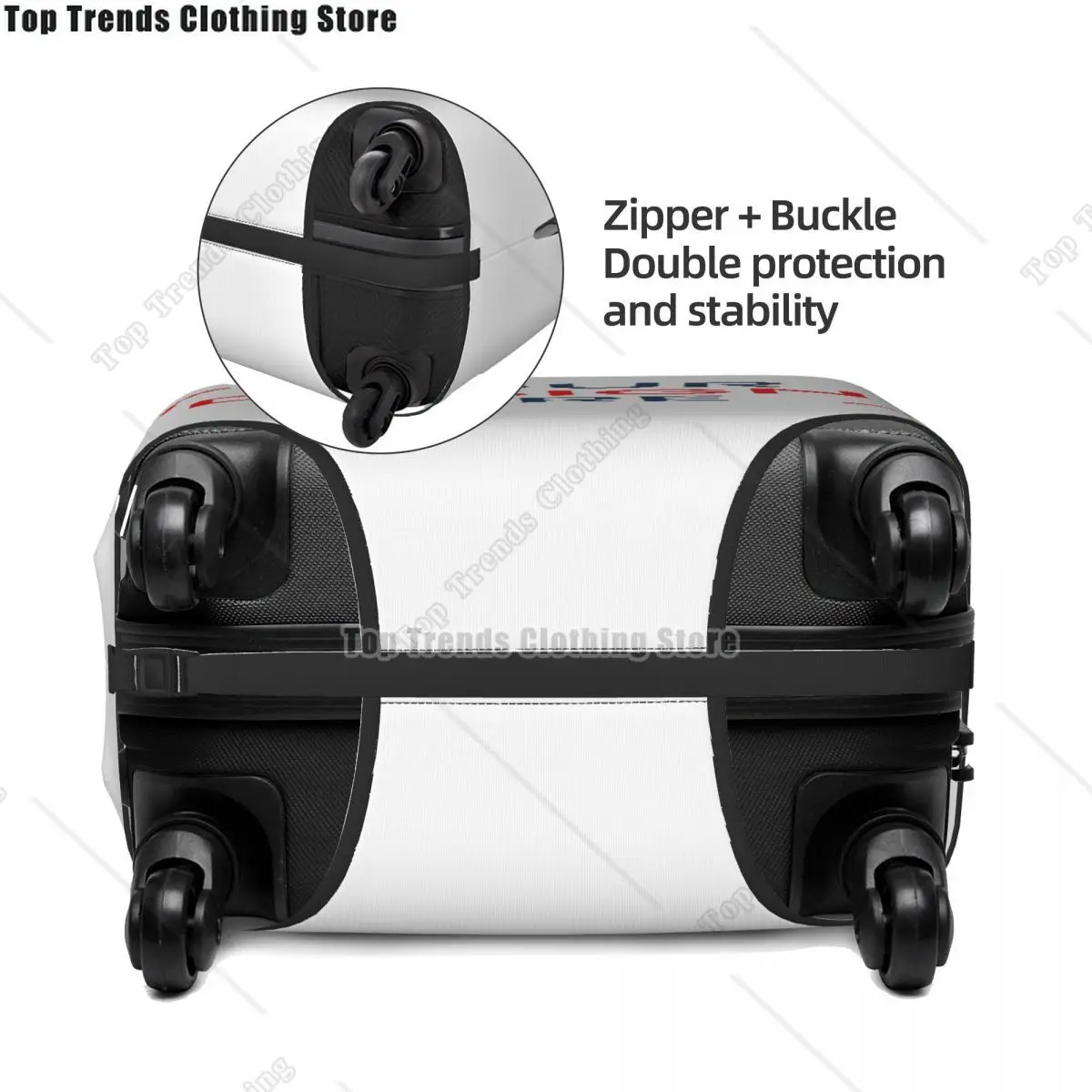 Customize Luggage Cover Elastic Your Design Here Travel Suitcase Protective Covers Suit For 18-32 inch