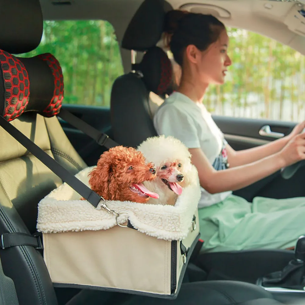 Pet Cat Dog Carrier Car Seat Soft Dog Booster Seat Safety Puppy Car Travel Accessories Transport Perro For Small Dogs Foldable