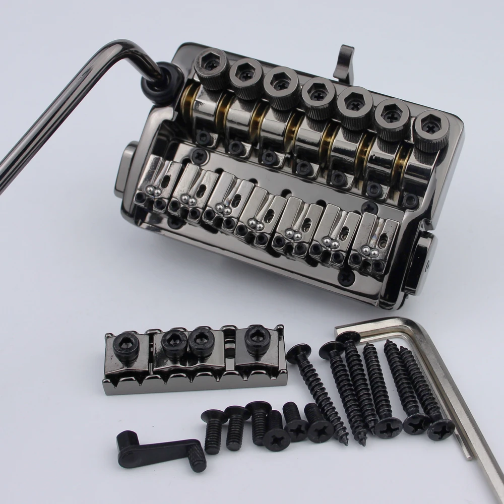 

ALP 7 String Headless Compression Double Rocking Bridge Vibrato Bridge Motion Locking Electric Guitar Bridge W-1017