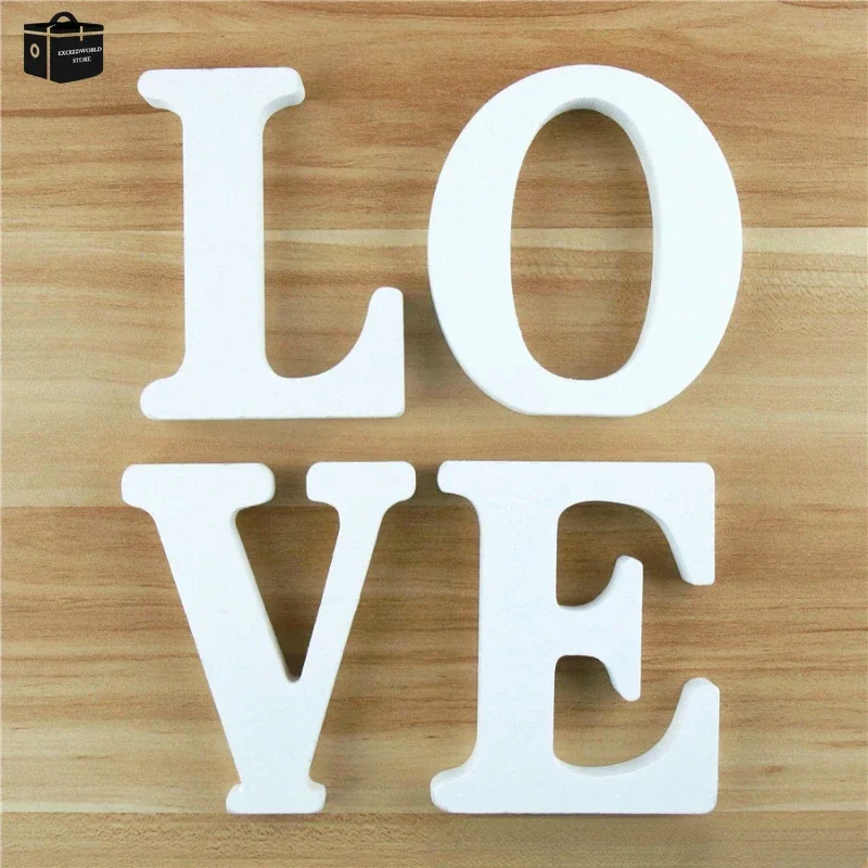 Decorative Letters Home Decor Birthday Wedding Party Decoration Crafts DIY Personalised Name Design Free Standing 10CM