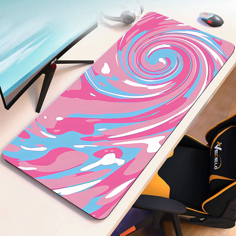 

Gamer Keyboard Pad Strata Liquid Mousepad Anime Gaming Accessories Mouse Carpet Desk Mat Computer Desks Pc Cabinet Games Mats