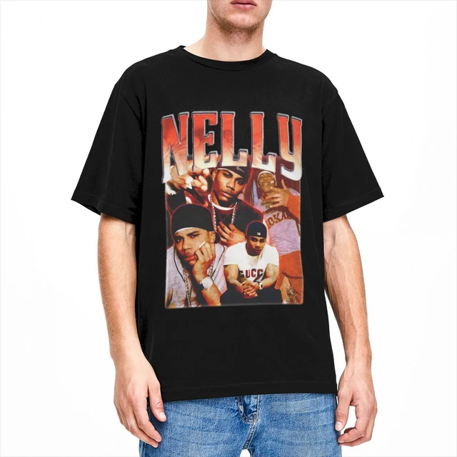 Rapper Nelly 90s Vintage Hip Hop For Men Women T Shirts Merch