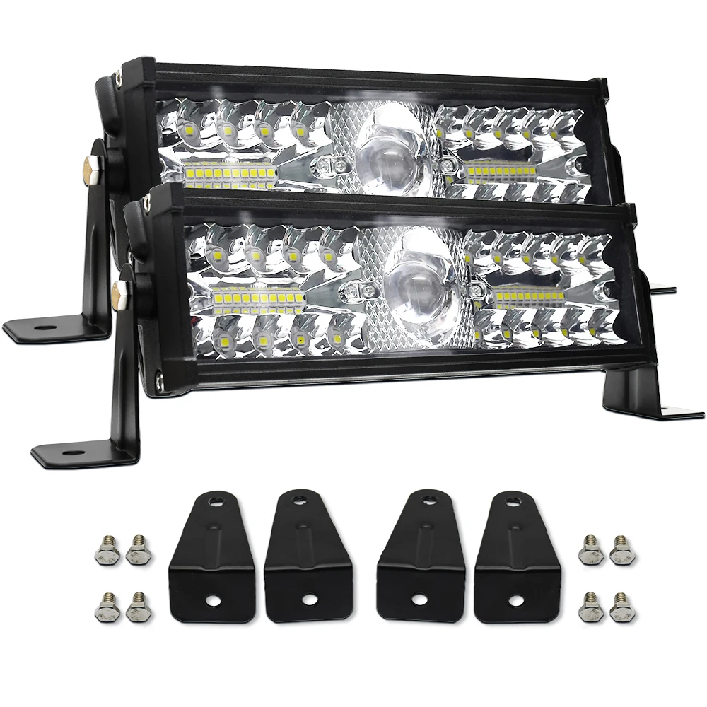 Auto LED Spotlights Work Light Bar White Yellow Flash 120w for Off Road 12V 24V